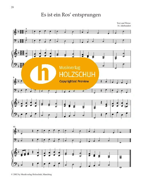 Es ist ein Ros entsprungen